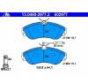 Set placute frana frana disc peugeot boxer bus  230p  producator ate