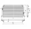 Condensator  climatizare toyota camry  cv1  xv1  v1  producator nrf