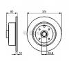 Disc frana opel kadett e hatchback  33  34  43  44