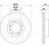 Disc frana PORSCHE BOXSTER  987  PRODUCATOR TEXTAR 92099900