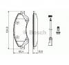 Set placute frana frana disc FORD TRANSIT bus PRODUCATOR BOSCH 0 986 494 236