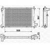 Radiator  racire motor FORD FIESTA Mk IV  JA  JB  PRODUCATOR MAGNETI MARELLI 350213711000