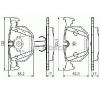 Set placute frana frana disc BMW 7  E65  E66  PRODUCATOR BOSCH 0 986 494 286