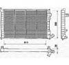 Radiator  racire motor CITROËN XANTIA  X1  PRODUCATOR MAGNETI MARELLI 350213313000
