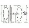 Set placute frana frana disc jaguar xk 8 cupe  qev  producator bosch 0