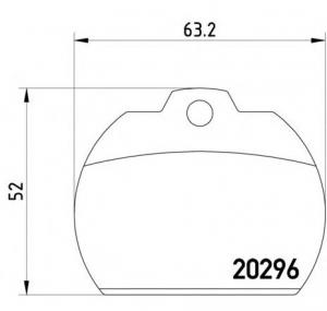 Set placute frana frana disc VW CAROCHA PRODUCATOR TEXTAR 2029602