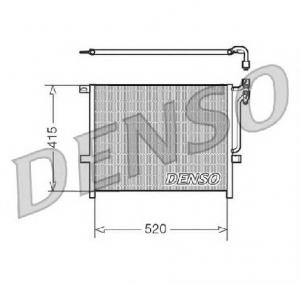 Condensator  climatizare BMW 3  E46  PRODUCATOR DENSO DCN05010