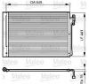 Condensator  climatizare land rover range