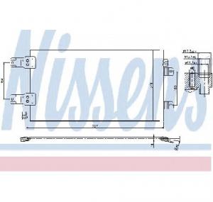 Condensator  climatizare OPEL MOVANO autobasculanta  H9  PRODUCATOR NISSENS 940186