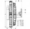 Cupla  ventilator radiator MERCEDES BENZ S CLASS  W116  PRODUCATOR BERU LK040