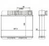 Schimbator caldura  incalzire habitaclu BMW 3  E46  PRODUCATOR NRF 54277