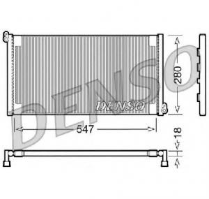 Condensator  climatizare FIAT MULTIPLA  186  PRODUCATOR DENSO DCN09081