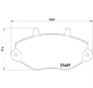 Set placute frana frana disc FORD TRANSIT bus  E   PRODUCATOR TEXTAR 2146901