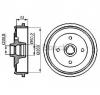 Tambur frana audi 80  89  89q  8a