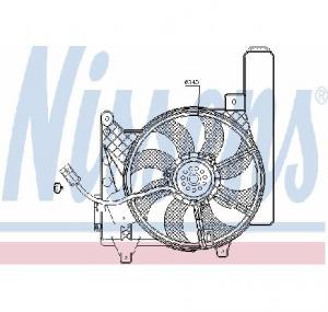 Ventilator  radiator OPEL MERIVA PRODUCATOR NISSENS 85203