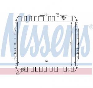 Radiator  racire motor ISUZU TROOPER autoturism de teren  deschis  UBS  PRODUCATOR NISSENS 60851
