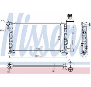 Radiator  racire motor PEUGEOT 106 Mk II  1  PRODUCATOR NISSENS 63745A