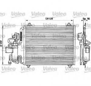 Condensator  climatizare RENAULT SAFRANE    B54  PRODUCATOR VALEO 816865
