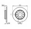 Disc frana AUDI A4  8E2  B6  PRODUCATOR BOSCH 0 986 478 987