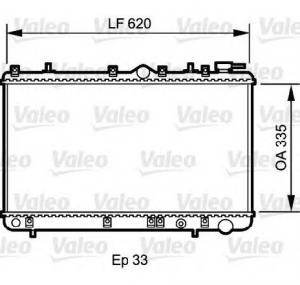 Radiator  racire motor HYUNDAI PONY  X 2  PRODUCATOR VALEO 734267