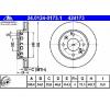 Disc frana kia clarus  k9a  producator ate 24 0124