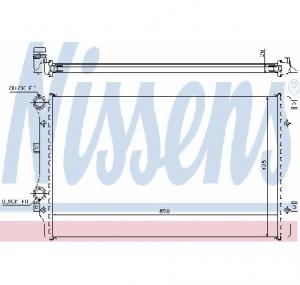 Radiator  racire motor VW PASSAT  362  PRODUCATOR NISSENS 65280A