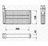 Schimbator caldura  incalzire habitaclu SAAB 9000 hatchback PRODUCATOR MAGNETI MARELLI 350218155000