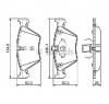 Set placute frana frana disc BMW 3 Touring  E91  PRODUCATOR BOSCH 0 986 494 118