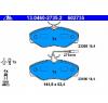 Set placute frana frana disc renault espace mk iii  je0  producator