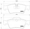 Set placute frana frana disc mercedes benz gl class  x164  producator