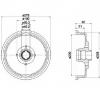 Tambur frana vw caddy mk ii  9k9a  producator textar