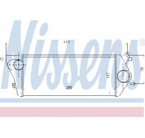 Intercooler  compresor MINI MINI  R50  R53  PRODUCATOR NISSENS 96776