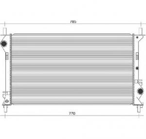 Radiator  racire motor MERCEDES BENZ C CLASS  W203  PRODUCATOR MAGNETI MARELLI 350213954000