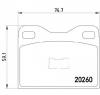 Set placute frana frana disc AUDI 100  43  C2  PRODUCATOR TEXTAR 2026003