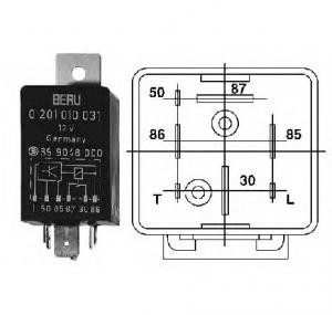 Unitate de control bujii incandescente VW JETTA    16  PRODUCATOR BERU GR031