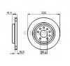 Disc frana SAAB 9 3 combi PRODUCATOR BOSCH 0 986 479 142