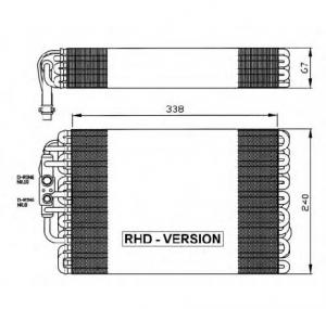 Evaporator aer conditionat MERCEDES BENZ E CLASS  W210  PRODUCATOR NRF 36119