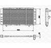 Radiator  racire motor RENAULT 21 limuzina  L48  PRODUCATOR MAGNETI MARELLI 350213624000