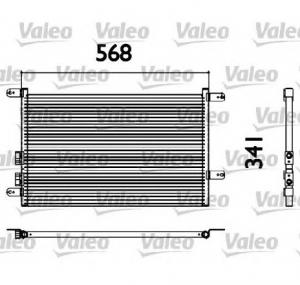 Condensator  climatizare ALFA ROMEO 156  932  PRODUCATOR VALEO 817527