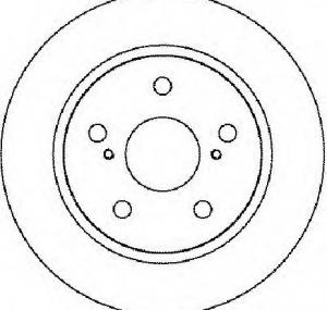 Disc frana TOYOTA AURIS VAN caroserie  NDE15  PRODUCATOR TEXTAR 92164000