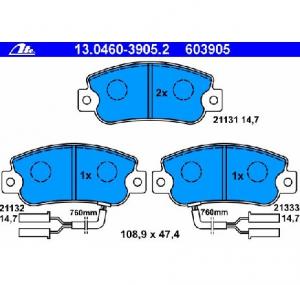 Set placute frana frana disc ALFA ROMEO ALFASUD Sprint  902 A  PRODUCATOR ATE 13 0460 3905 2