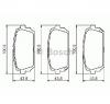 Set placute frana frana disc kia carens iii  un  producator bosch 0