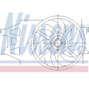 Ventilator  radiator FORD TRANSIT Van  E   PRODUCATOR NISSENS 85488