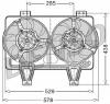 Ventilator  radiator alfa romeo 164  164  producator