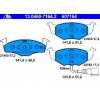 Set placute frana frana disc skoda fabia producator ate