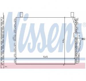 Condensator  climatizare MERCEDES BENZ limuzina  W124  PRODUCATOR NISSENS 94176