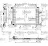 Condensator  climatizare PEUGEOT 307  3A C  PRODUCATOR VALEO 817524