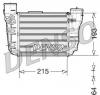 Intercooler  compresor AUDI A4  8E2  B6  PRODUCATOR DENSO DIT02020