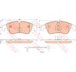 Set placute frana frana disc AUDI A7 Sportback  4GA  PRODUCATOR TRW GDB1908