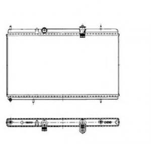 Radiator  racire motor PEUGEOT 407  6D  PRODUCATOR NRF 50445